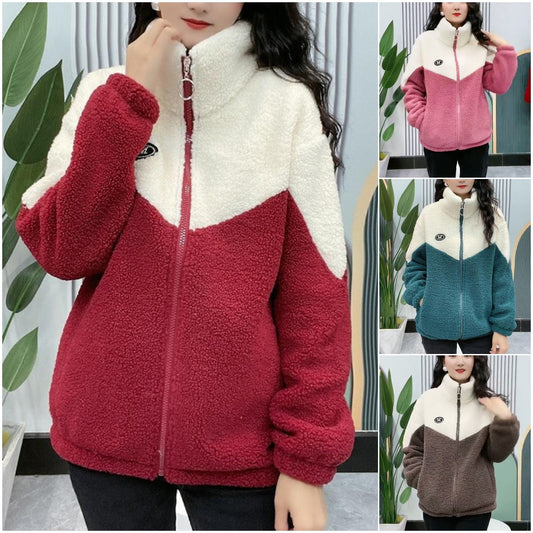【M-4XL】🐏 Зимен поларен памучен яке, убогено дебело материя от агнешка вълна и памуч