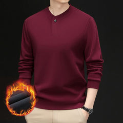 【M-4XL】Мъжко суитърно с микрофлис за супер топлина