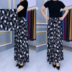 😍【Ограничена оферта】💃Нова удобна лятна пола с висока талия