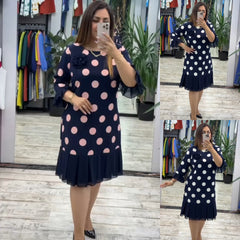 💟【горещи продажби】【S-5XL】👗 Нова модна рокля, класически дизайн, елегантна и семпла