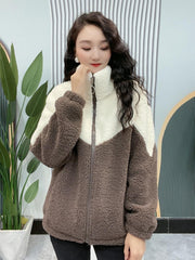 【M-4XL】🐏 Зимен поларен памучен яке, убогено дебело материя от агнешка вълна и памуч