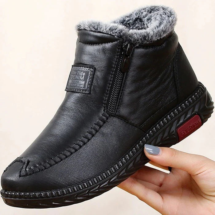 👢【50% ОТСТЪПКА】Дамски обувки от памучна кожа с мека подметка и противоплъзгащо покритие