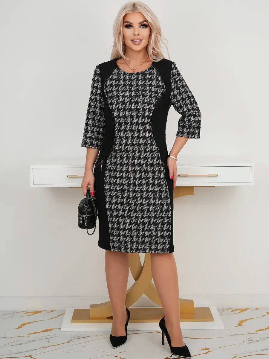 💜💚【S-5XL】Висококачествена модна рокля