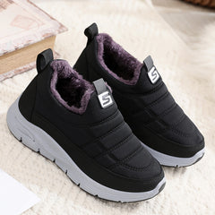 ✨👟【50% ОТСТЪПКА】Водоустойчиви, неплъзгащи се, удебелени памучни обувки, обувки за сняг, обувки за сняг