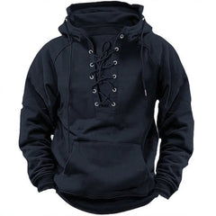 🔥【горещи продажби】【S-3XL】Нов мъжки суичър с широка кройка, есенно-зимен стил