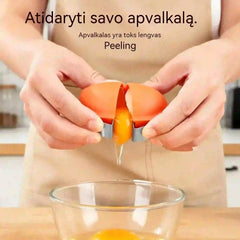 🔥🥚 Pirkite 1, gaukite 2 NEMOKAMAI - 3× kiaušinių atidarytuvas. Greitas ir paprastas kiaušinių atidarymas