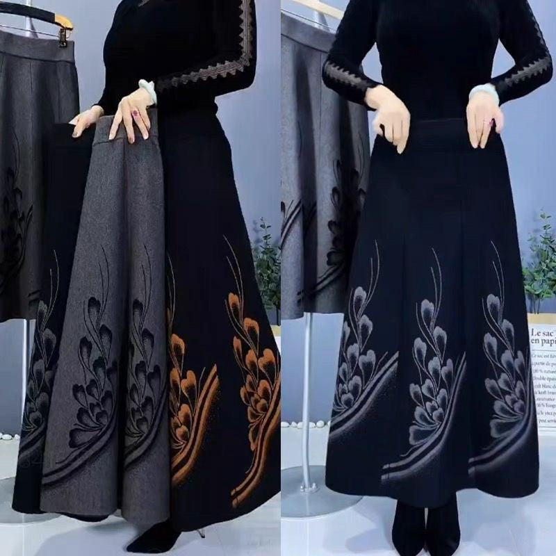 【M-4XL】🥻Нова есенно-зимна нова дебела вълнена пола