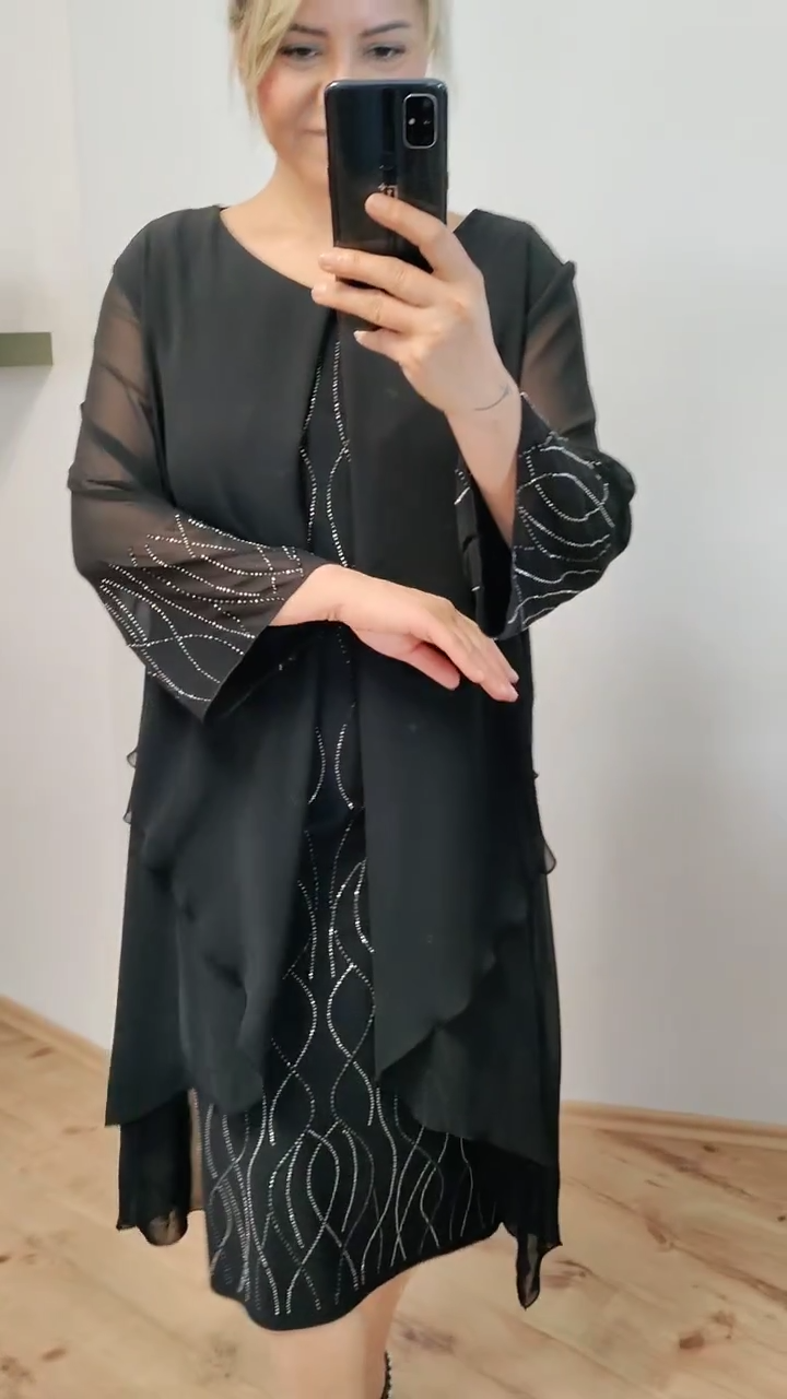 【S-5XL】🌷🔥Нова модна шифонена рокля
