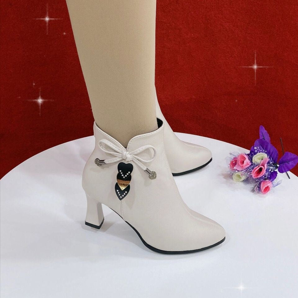 👢🔥【50% ОТСТЪПКА】 Нова есенно-зимна колекция: стилни дамски ботуши с мек страничен цип
