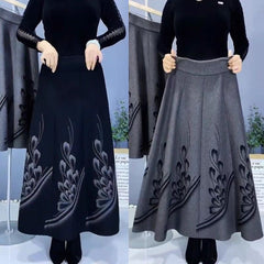 【M-4XL】🥻Нова есенно-зимна нова дебела вълнена пола