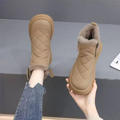 🍁👢Нови топли, водоустойчиви, неплъзгащи се, стилни ботуши с мека подметка