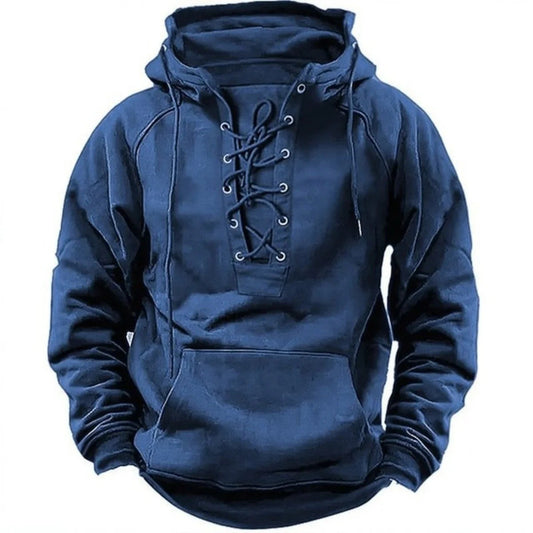 🔥【горещи продажби】【S-3XL】Нов мъжки суичър с широка кройка, есенно-зимен стил