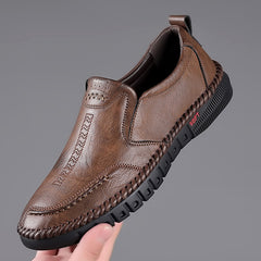 🏆👞【горещи продажби】Мъжки обувки от естествена кожа 2026, мека подметка, нехлъзгащи се и дишащи