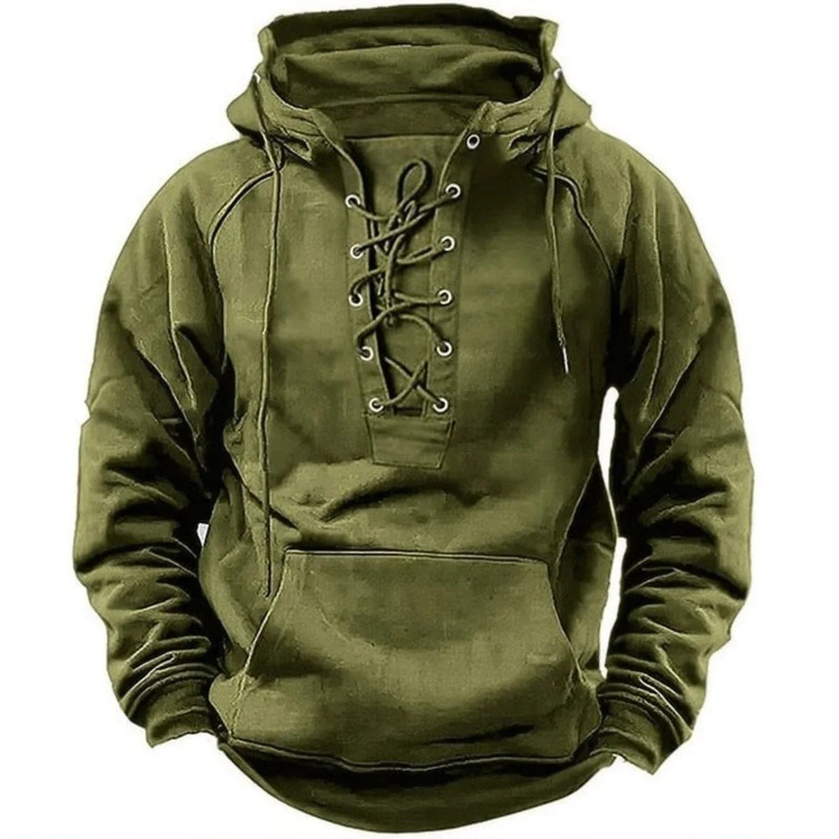 🔥【горещи продажби】【S-3XL】Нов мъжки суичър с широка кройка, есенно-зимен стил