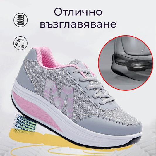 🏆✨【50% ОТСТЪПКА】👟Нови дамски маратонки с дебела подметка, удобни, дишащи и устойчиви на хлъзгане
