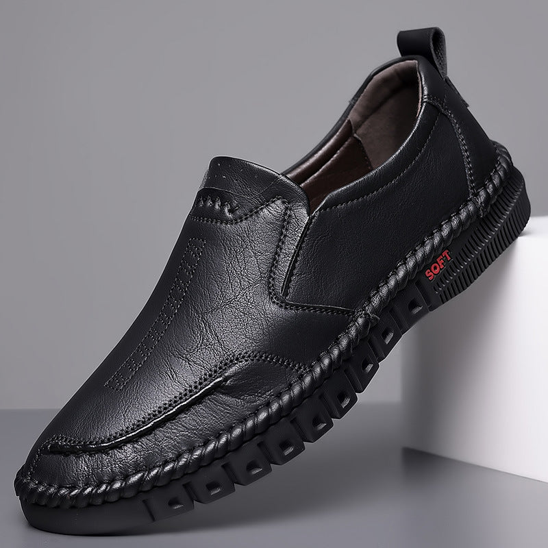 🏆👞【горещи продажби】Мъжки обувки от естествена кожа 2026, мека подметка, нехлъзгащи се и дишащи