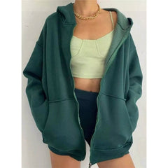 🔥【S-3XL】Висококачествена суитърна яке с цип с качулка в пастелен цвят