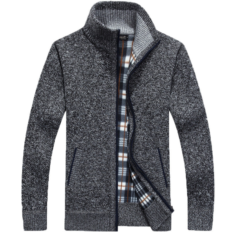🧥Ново мъжко свободно вълнено палто