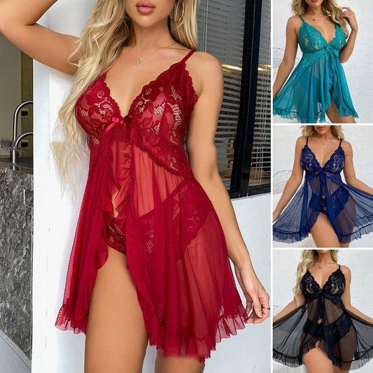 【S-3XL】🔥💝 Дантелено секси Push Up бельо