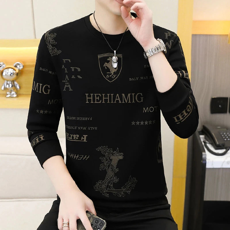【M-4XL】🔥Мъжки пуловер с кръгло яке и дълги ръкави за носене като основа