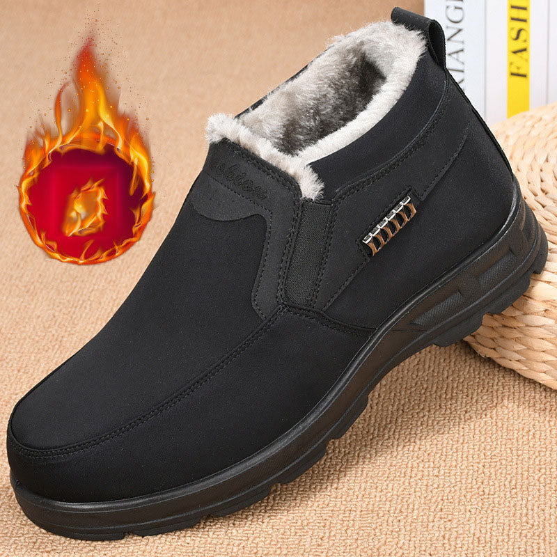 🎉✨👟【50% ОТСТЪПКА】【наложен платеж】Зимни ботуши, подплатени и удебелени, водоустойчиви и топли
