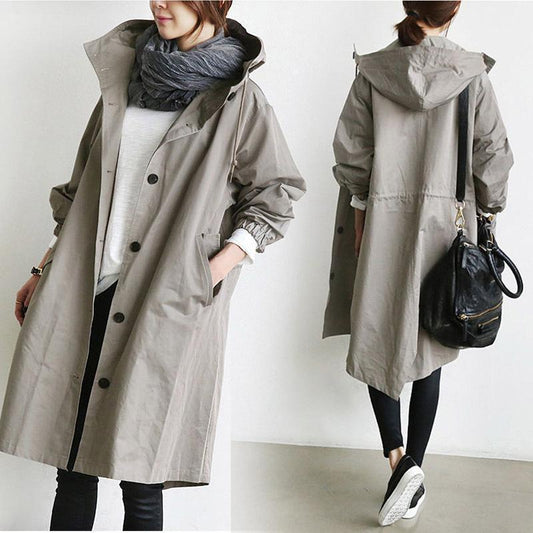 🎁💥【S-5XL】Нова дамска ветровка с дълги ръкави – Лека и удобна за пролетта и есента, изработена от висококачествени материали!
