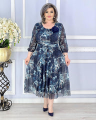 👗🔥【S-5XL】Нова елегантна и удобна рокля от 2025 г.
