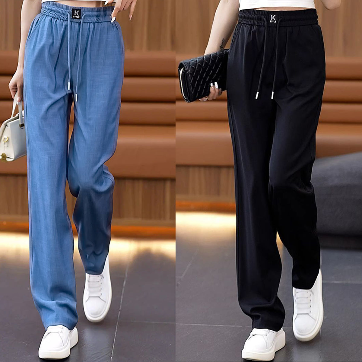 🔥👖【S-3XL】Нови висококачествени меки и драпирани ежедневни панталони