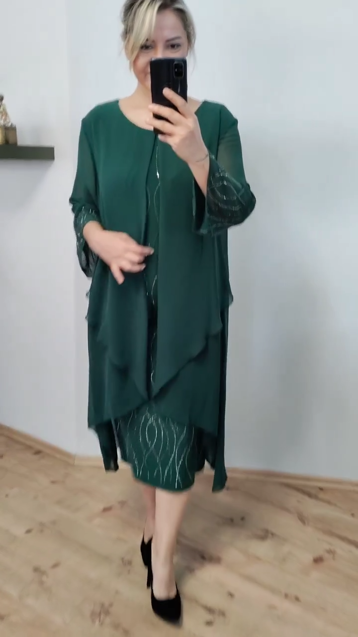 【S-5XL】🌷🔥Нова модна шифонена рокля