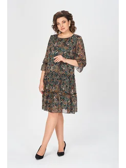【🥇Най-продавани】💥👗【S-5XL】Нова пролетна рокля с щампа 2026