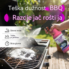 [Опаковка от 3 бутилки] Висококачествен почистващ препарат за мазни петна, използван за премахване на изгорели и мазни петна, разтворител за упорити мазни петна.
